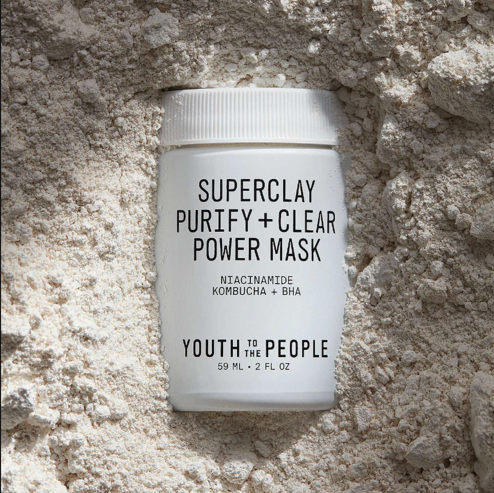 Youth To The People Superclay Purify + Clear Power Mask with Niacinamide