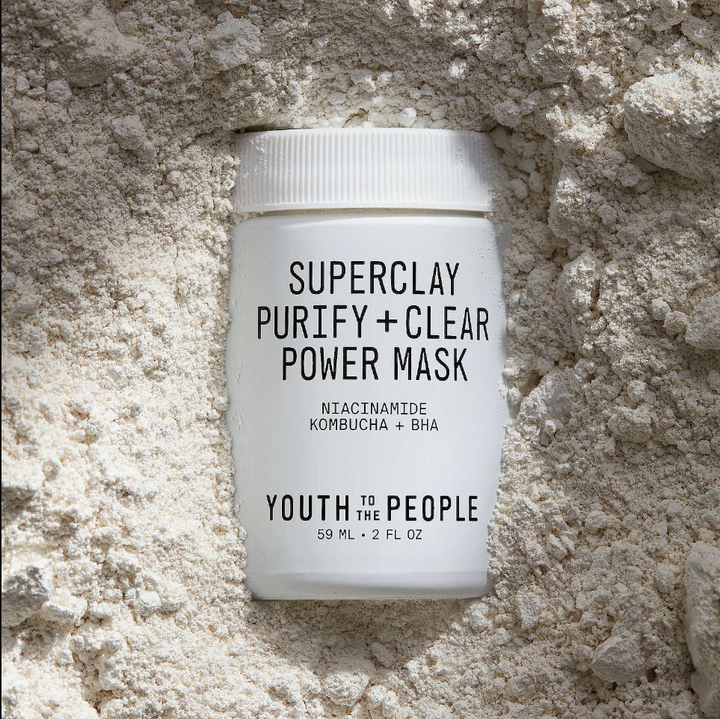 Youth To The People Superclay Purify + Clear Power Mask with Niacinamide