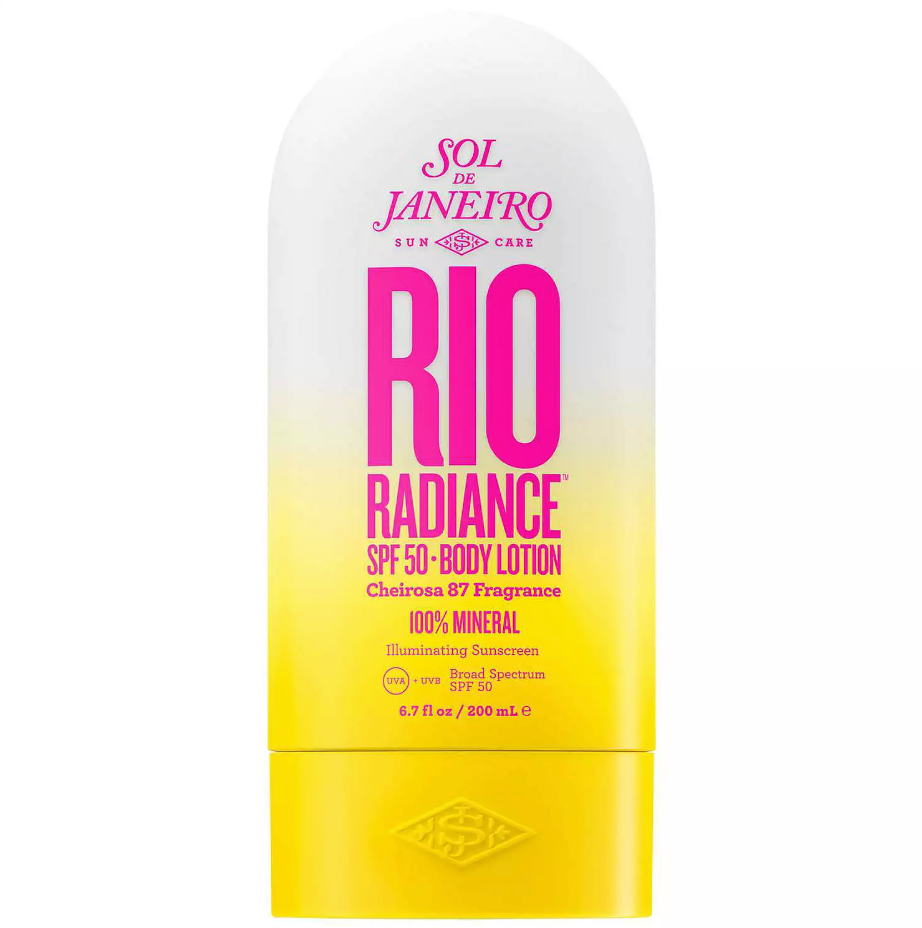 Sol de Janeiro Rio Radiance SPF 50 Mineral Body Lotion Sunscreen with Niacinamide 6.7oz