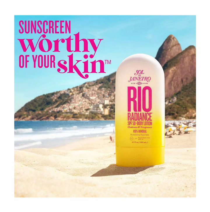 Sol de Janeiro Rio Radiance SPF 50 Mineral Body Lotion Sunscreen with Niacinamide 6.7oz