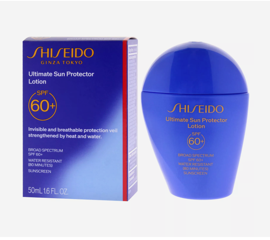 Shiseido Ultimate Sun Protector Face and Body Lotion Sunscreen SPF 60+