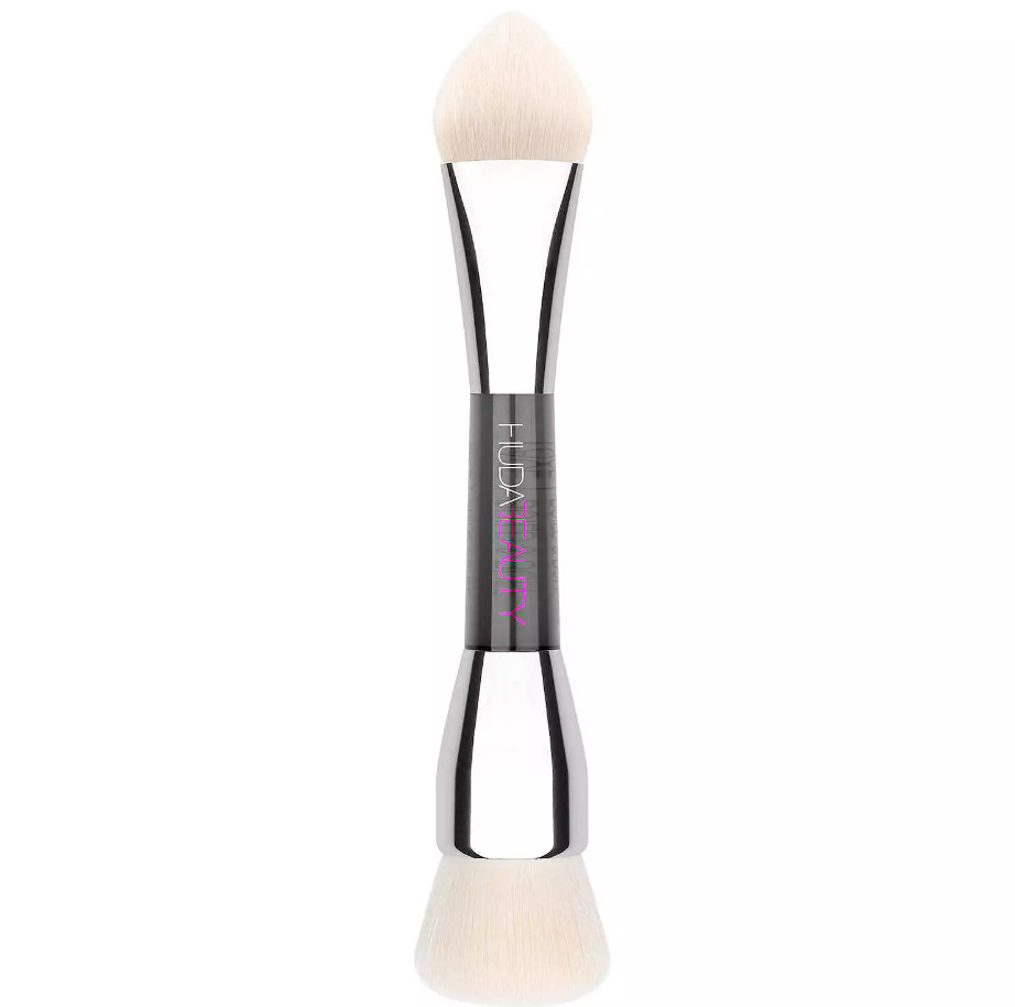 HUDA BEAUTY Build and Buff Double Ended Foundation Brush