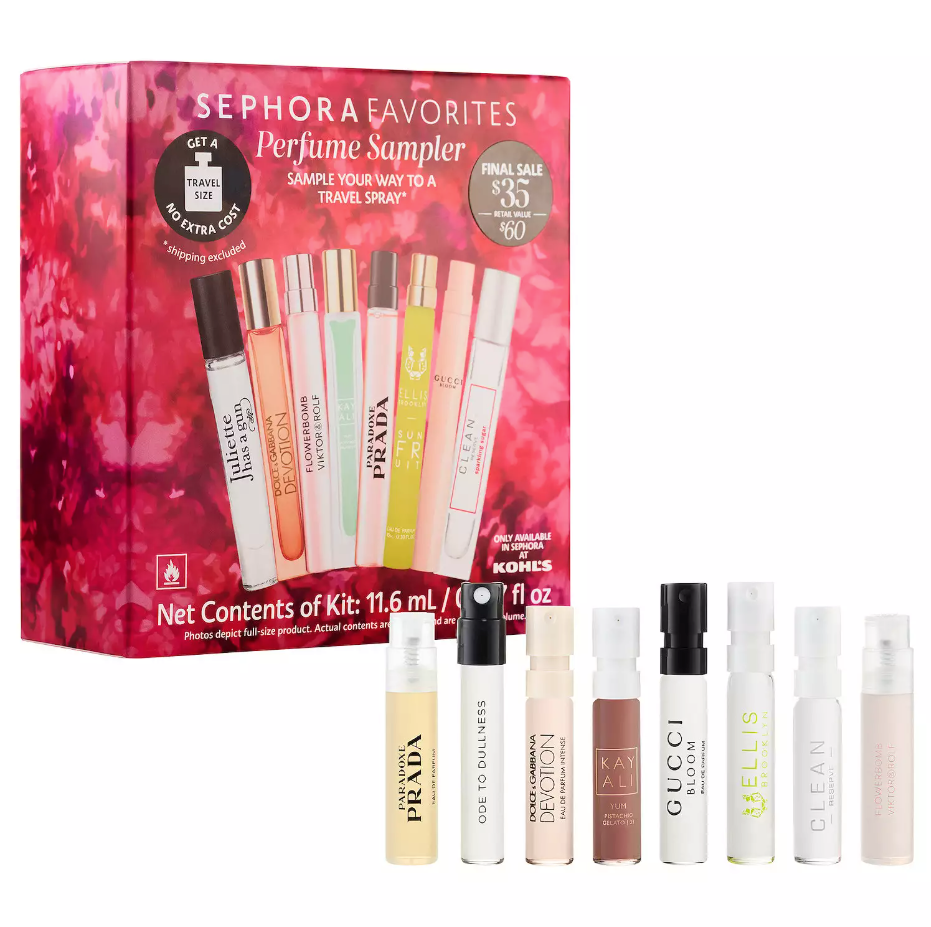 Sephora Favorites Travel Spray Perfume Sampler Set - NO Redeemable Voucher