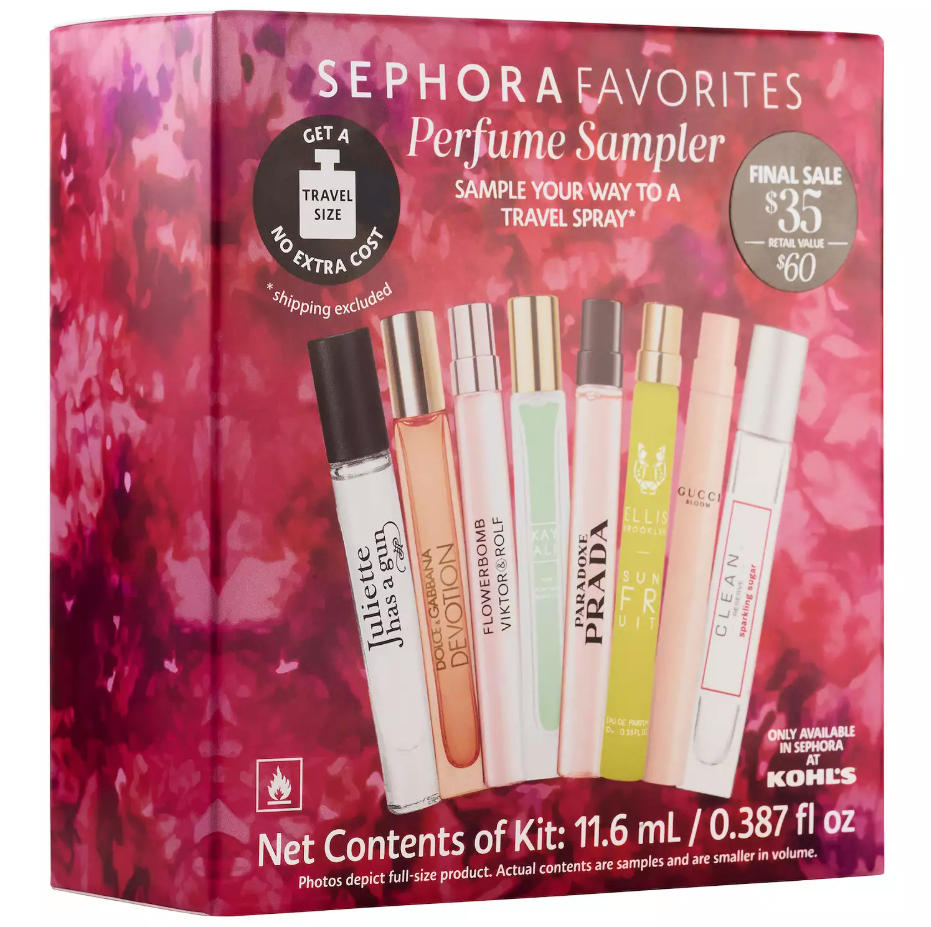 Sephora Favorites Travel Spray Perfume Sampler Set - NO Redeemable Voucher