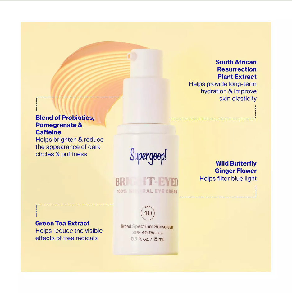 Supergoop! 100% Mineral Bright-Eyed Eye Cream SPF 40