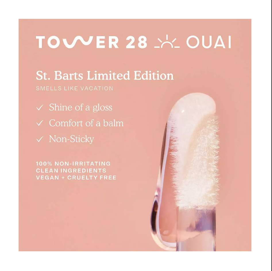 Tower 28 Beauty Tower 28 x OUAI Limited Edition St. Barts Non-Sticky Lip Jelly