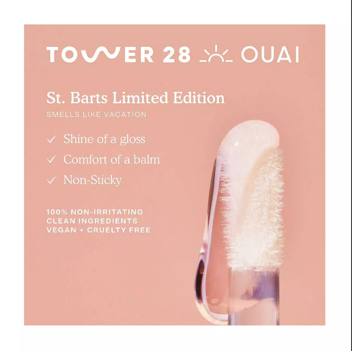 Tower 28 Beauty Tower 28 x OUAI Limited Edition St. Barts Non-Sticky Lip Jelly