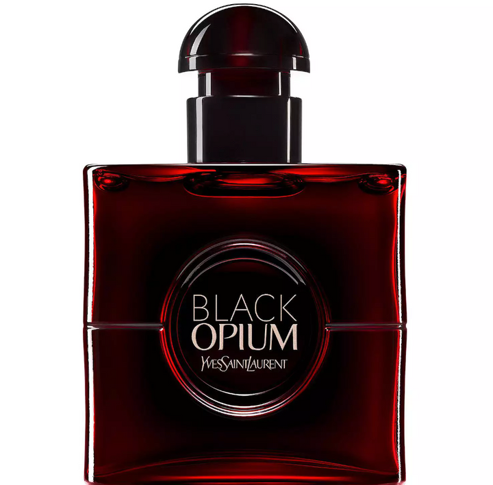 Yves Saint Laurent Black Opium Eau de Parfum Over Red