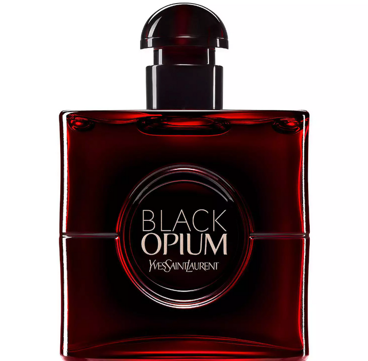 Yves Saint Laurent Black Opium Eau de Parfum Over Red