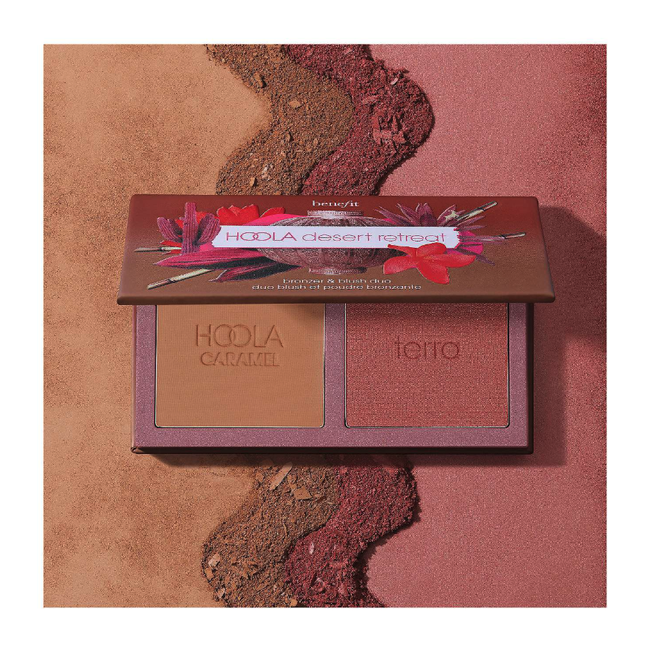 Benefit Cosmetics Hoola & WANDERful World Duo Mini Bronzer & Blush Value Set