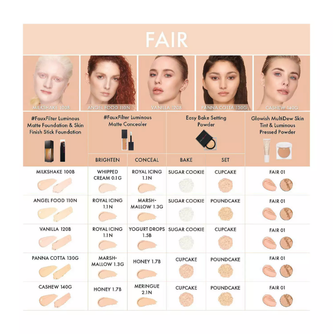 HUDA BEAUTY #FauxFilter Skin Finish Buildable Coverage Foundation Stick