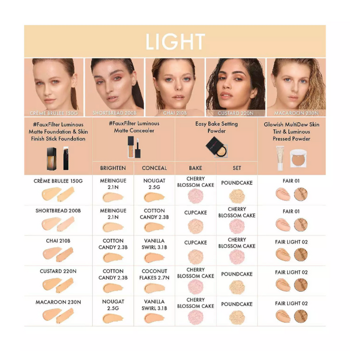 HUDA BEAUTY #FauxFilter Skin Finish Buildable Coverage Foundation Stick