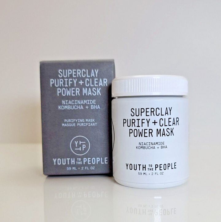 Youth To The People Superclay Purify + Clear Power Mask with Niacinamide