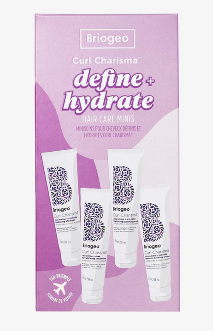 Briogeo Curl Charisma Define + Hydrate Hair Care Minis (TSA Friendly)