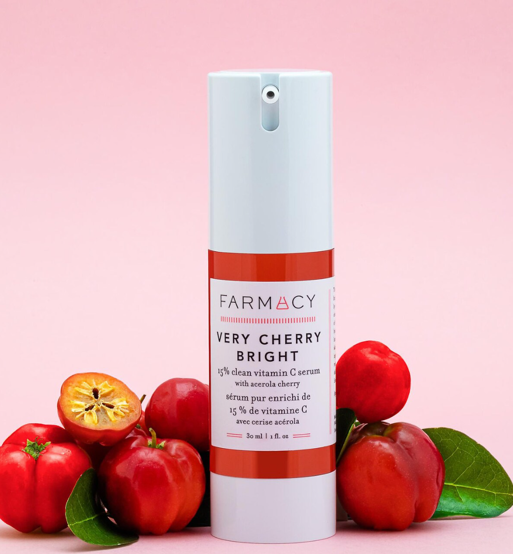 Farmacy Very Cherry Bright 15% Clean Vitamin C Serum w/ Acerola Cherry MSRP $62