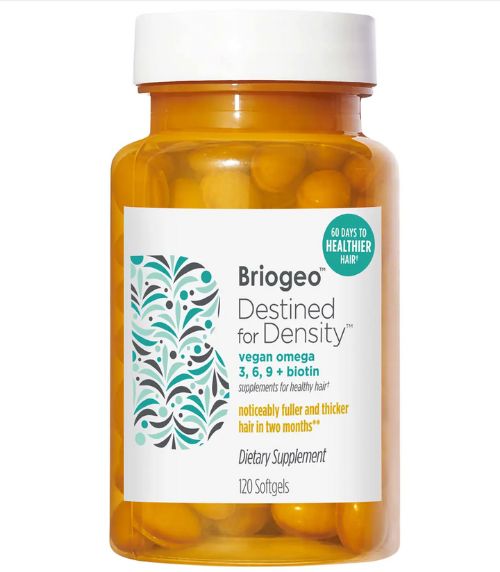 Briogeo Destined for Density Vegan Omega 3, 6, 9 + Biotin Supplements 120 Gels