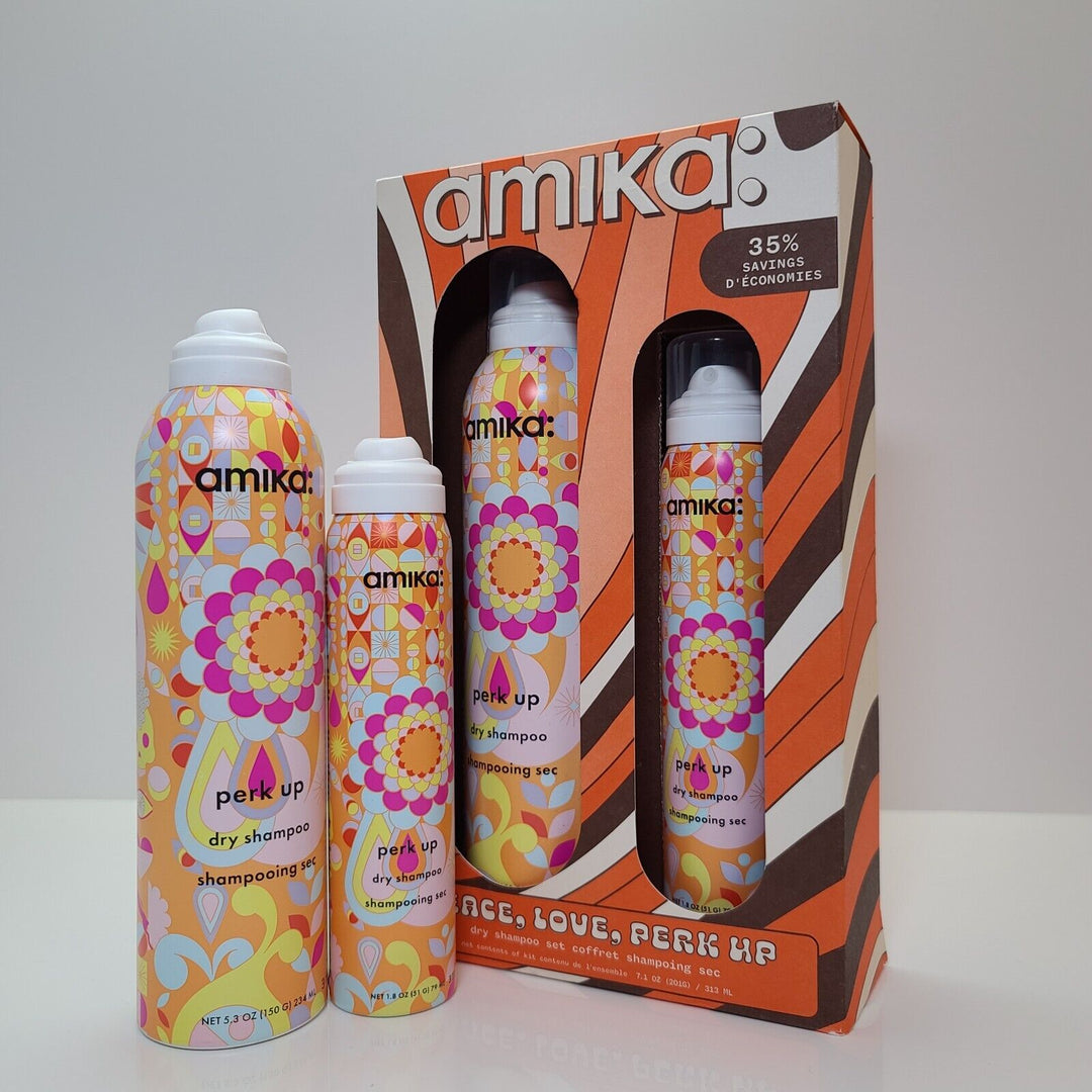 amika Peace, Love, Perk Up Dry Shampoo Set