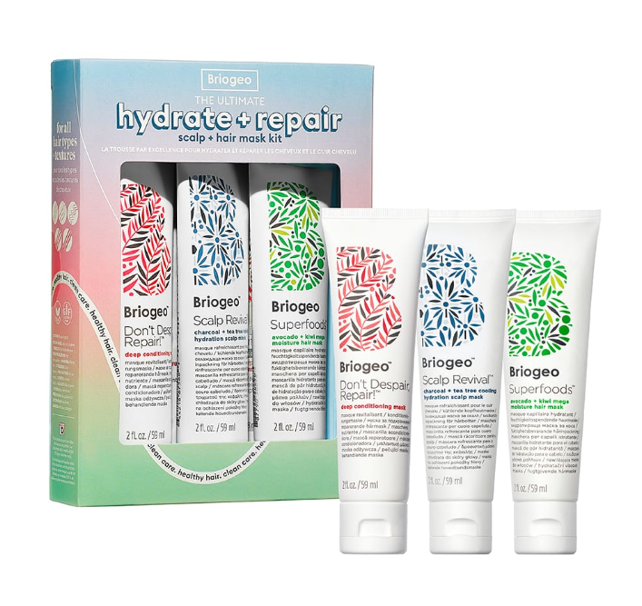 Briogeo The Ultimate Hydrate + Repair Hair + Scalp Mask Kit