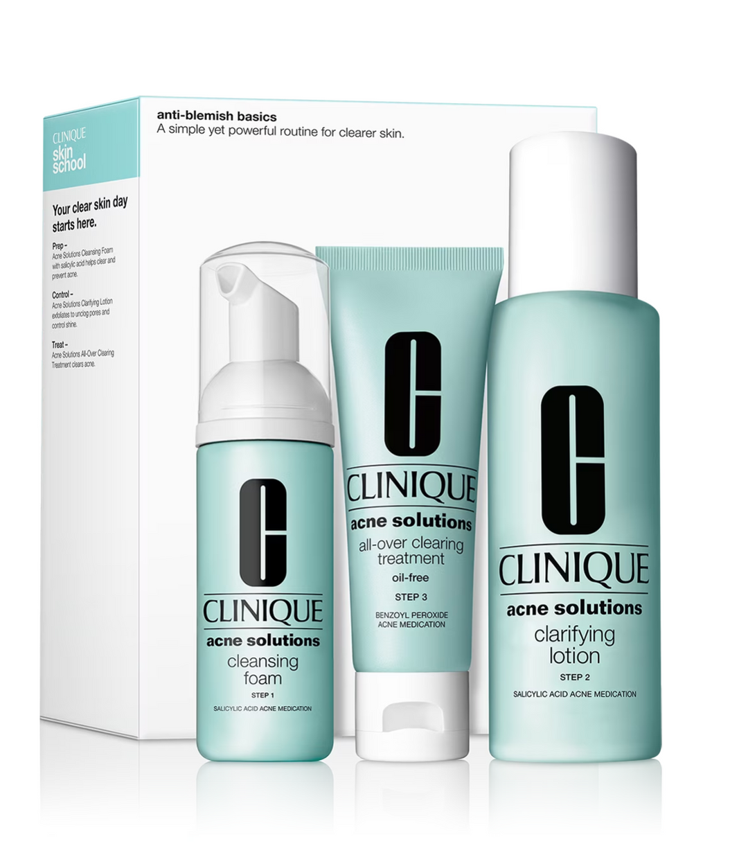 CLINIQUE Anti-Blemish Basics Set (Value $52)