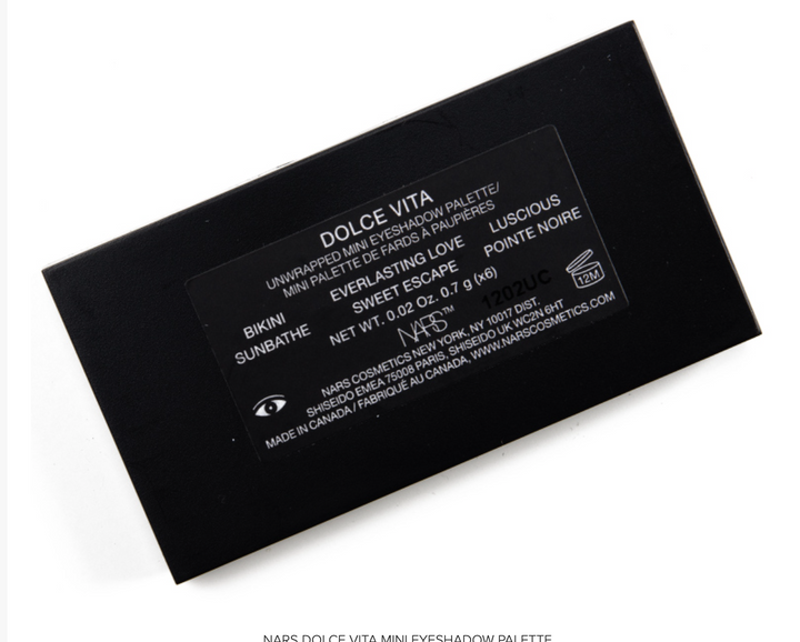 NARS Dolce Vita Unwrapped Mini Eyeshadow Palette