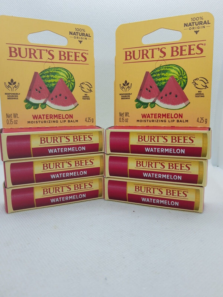 Burt's Bees Watermelon Lip Balm - Set of 6