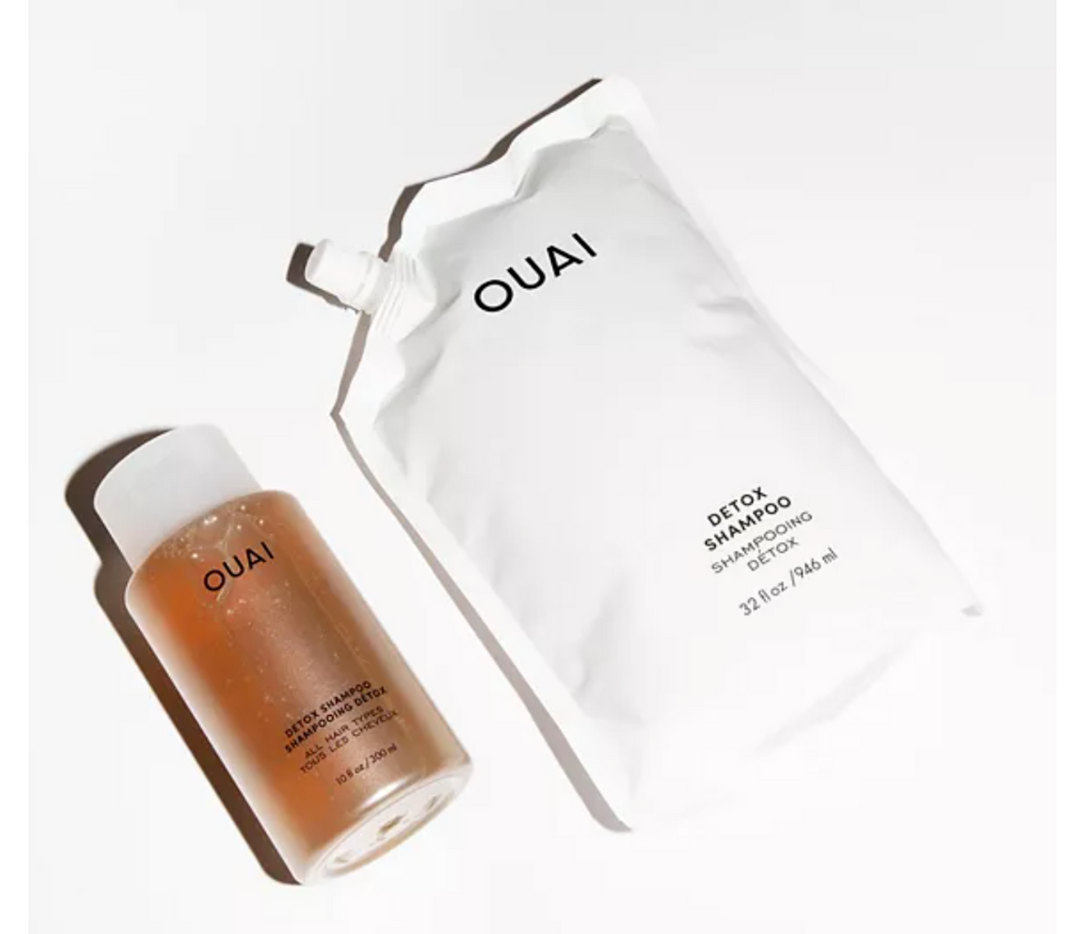 OUAI Detox Shampoo Eco-Friendly Refill Pouch  (32fl oz)