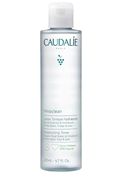 Caudalie Vinoclean Moisturizing Toner with Rose Water (6.7 fl oz)