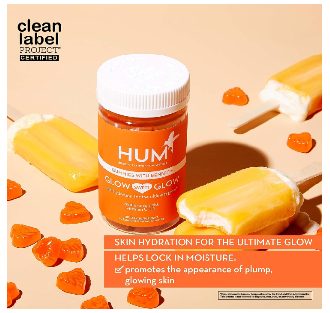 HUM Nutrition Glow Sweet Glow - Skin Hydration Vegan Gummies