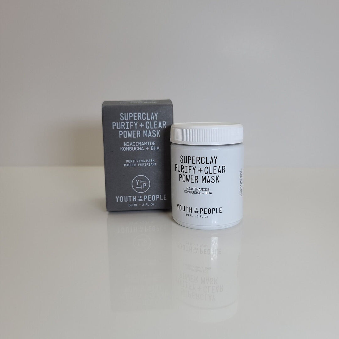 Youth To The People Superclay Purify + Clear Power Mask with Niacinamide