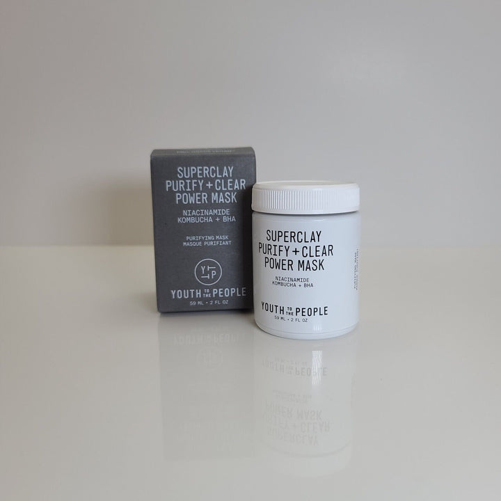 Youth To The People Superclay Purify + Clear Power Mask with Niacinamide