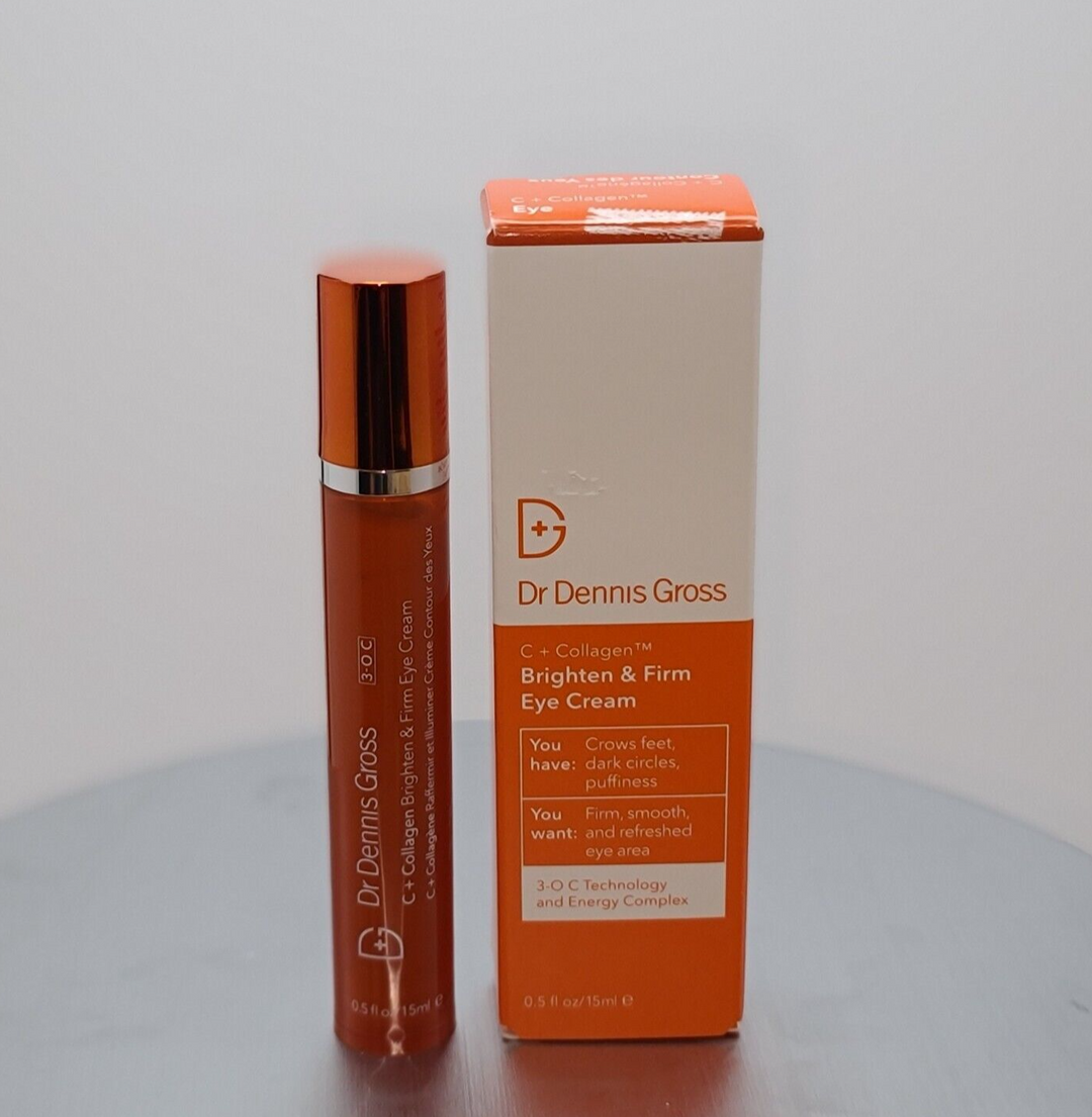 Dr. Dennis Gross Skincare Vitamin C+ Collagen Brighten & Firm Eye Cream (0.5oz)