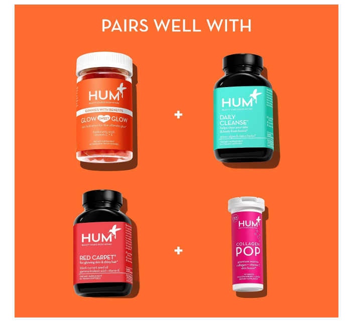 HUM Nutrition Glow Sweet Glow - Skin Hydration Vegan Gummies