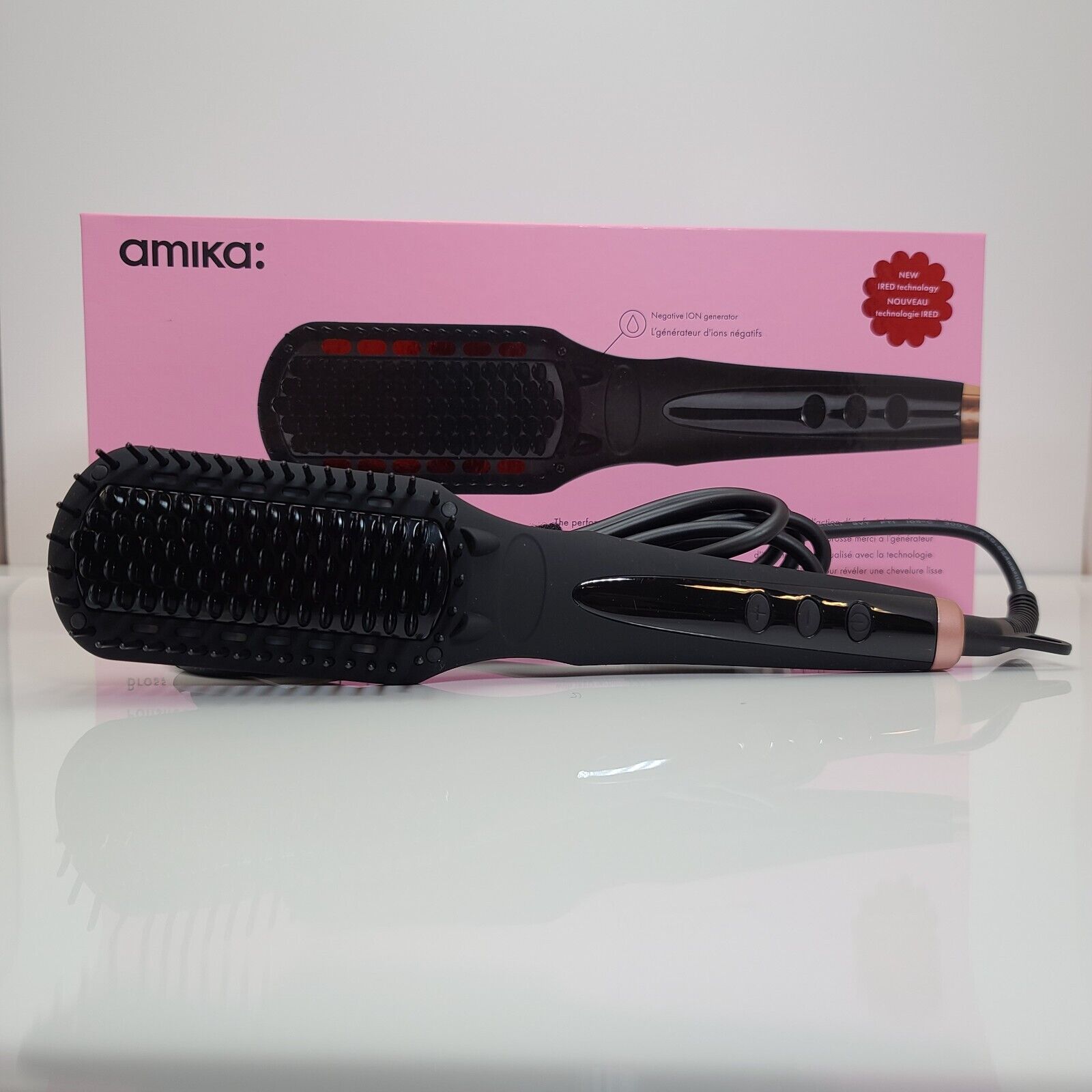 How to use amika straightening brush best sale