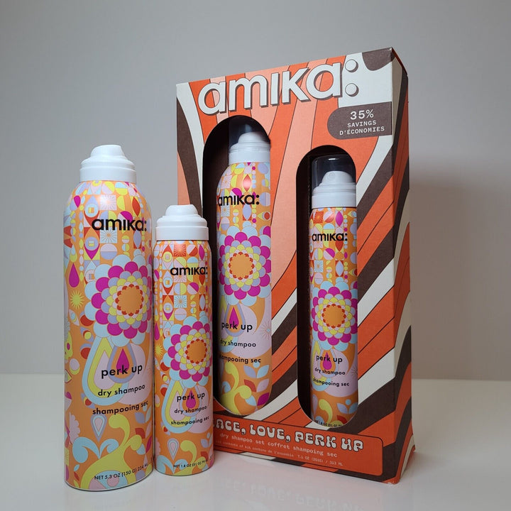 amika Peace, Love, Perk Up Dry Shampoo Set