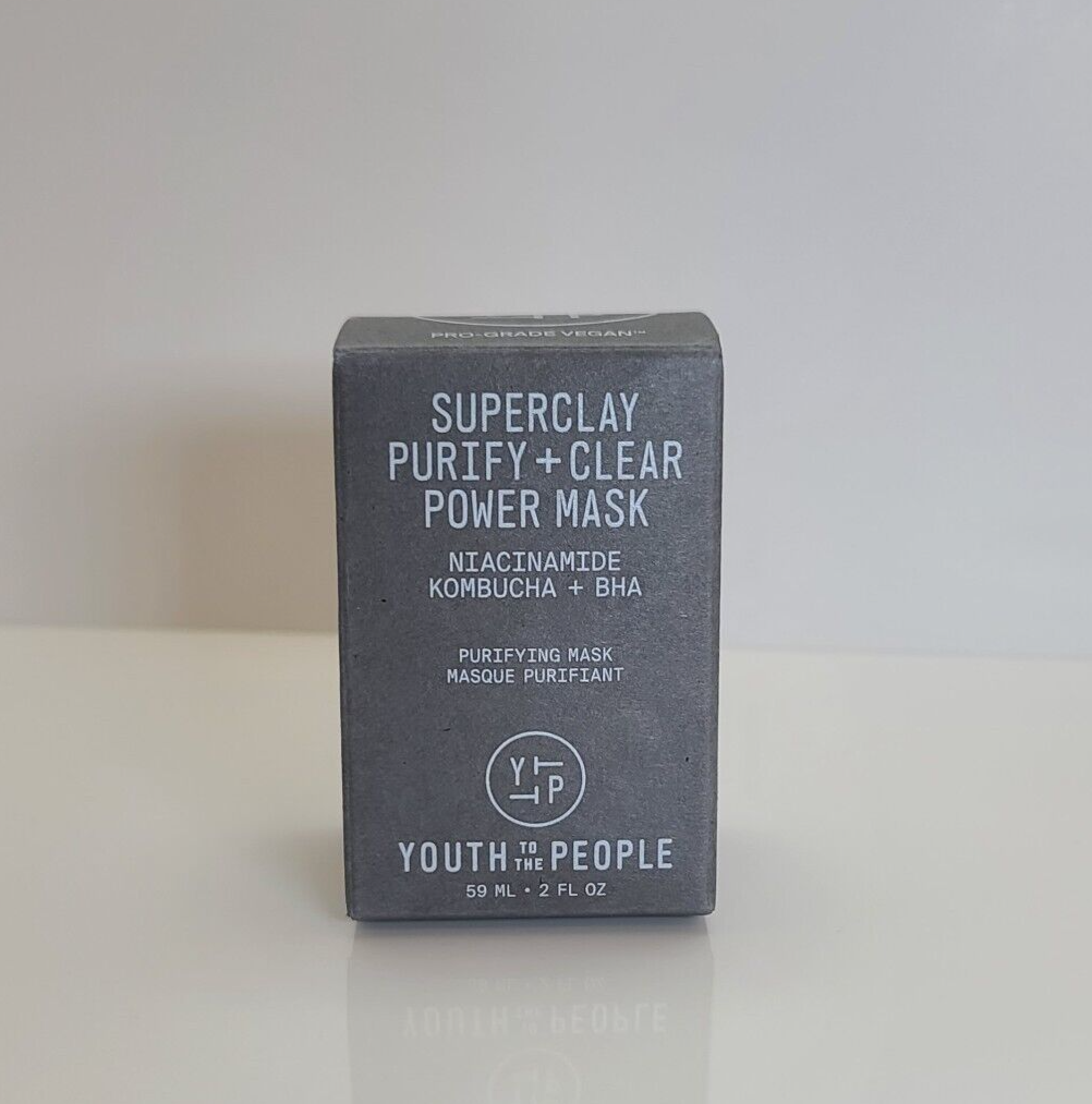 Youth To The People Superclay Purify + Clear Power Mask with Niacinamide