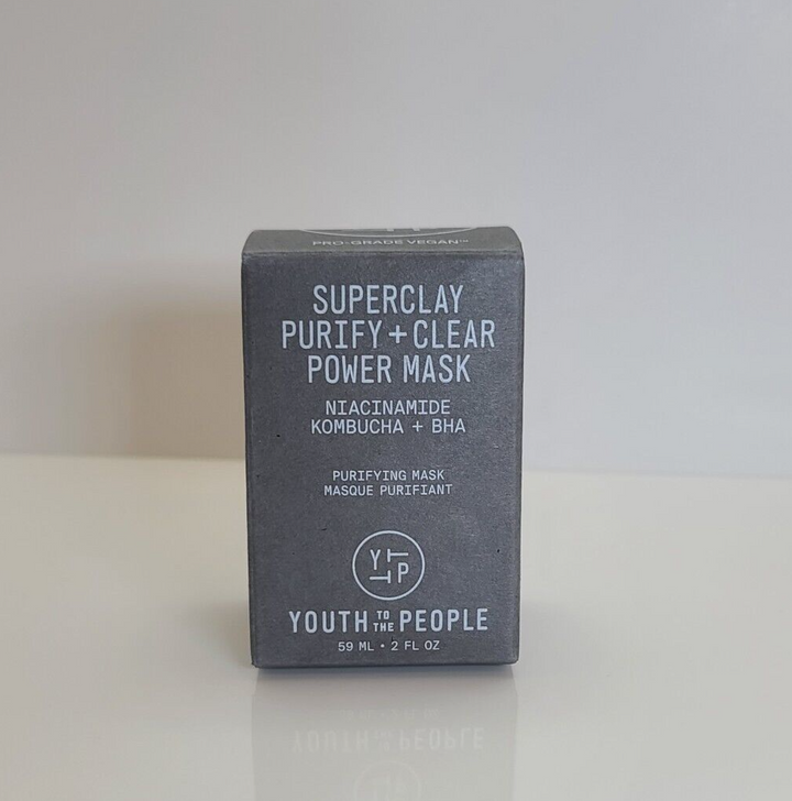 Youth To The People Superclay Purify + Clear Power Mask with Niacinamide