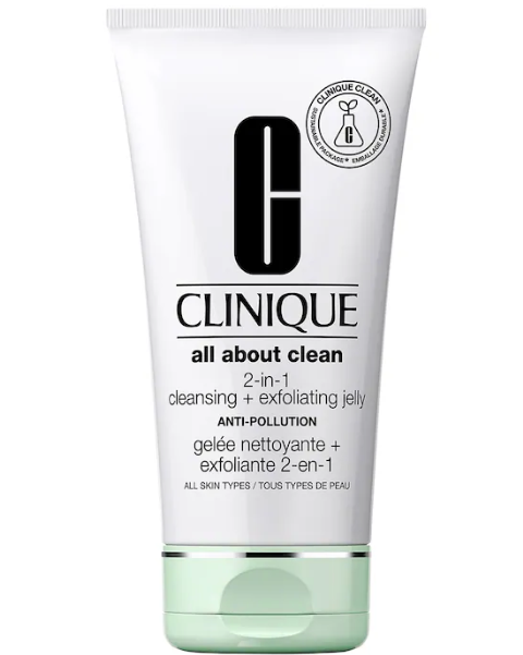 CLINIQUE All About Clean 2-in-1 Cleansing + Exfoliating Jelly