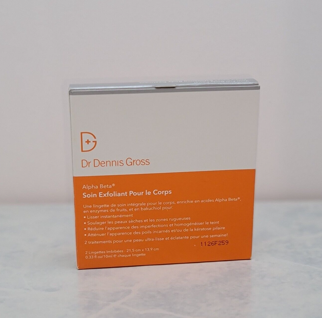 Dr. Dennis Gross Skincare Alpha Beta Exfoliating Body Treatment Peel (2 ct)