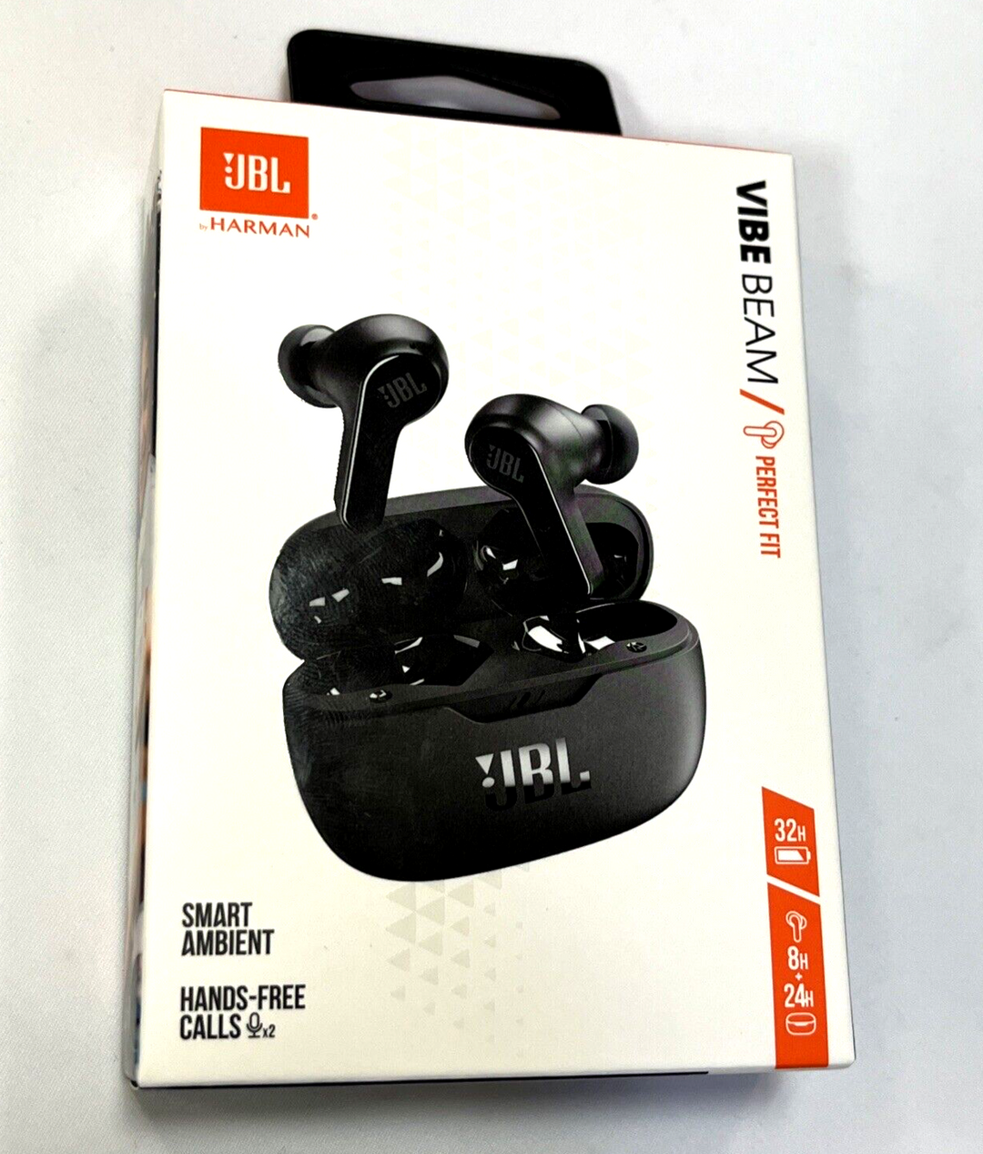 JBL Vibe Beam True Wireless Bluetooth Earbuds - Black  MSRP: $50  *NEW SEALED*