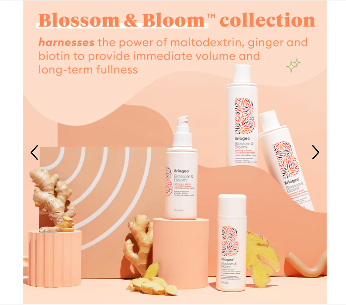 Briogeo Blossom & Bloom Ginseng + Biotin Hair Volumizing Spray (5fl oz)