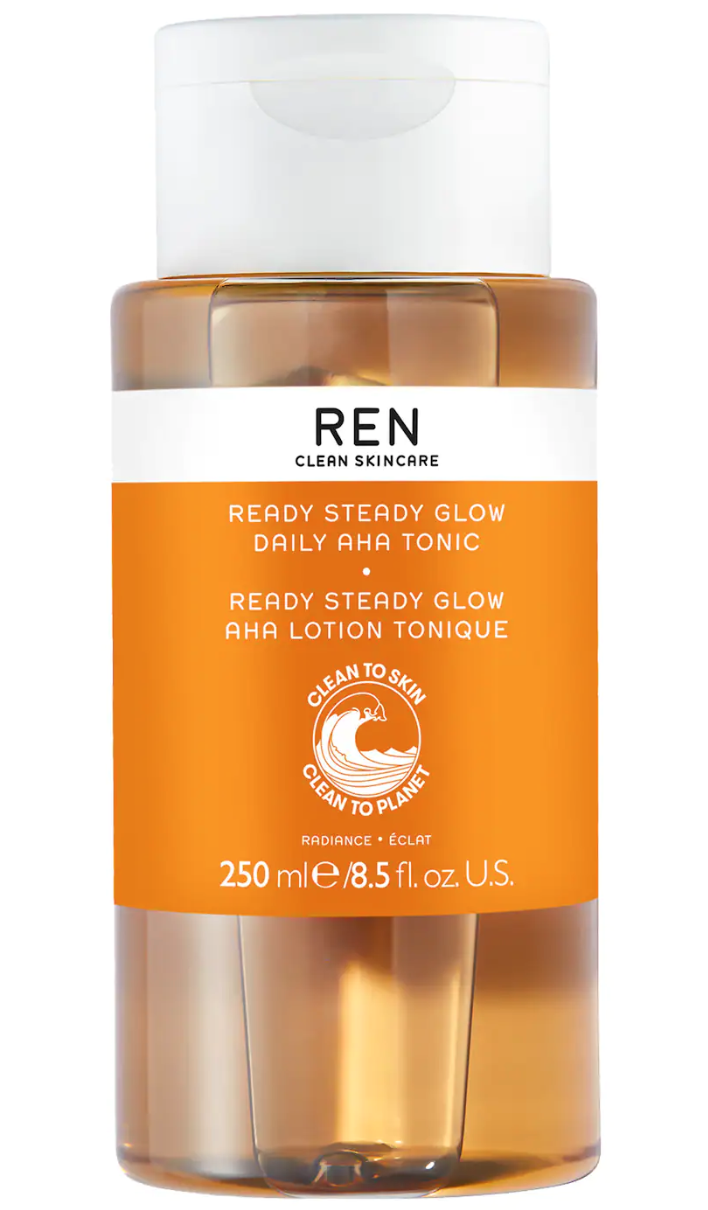 REN Clean Skincare Ready Steady Glow Daily AHA Toner (Select Size)