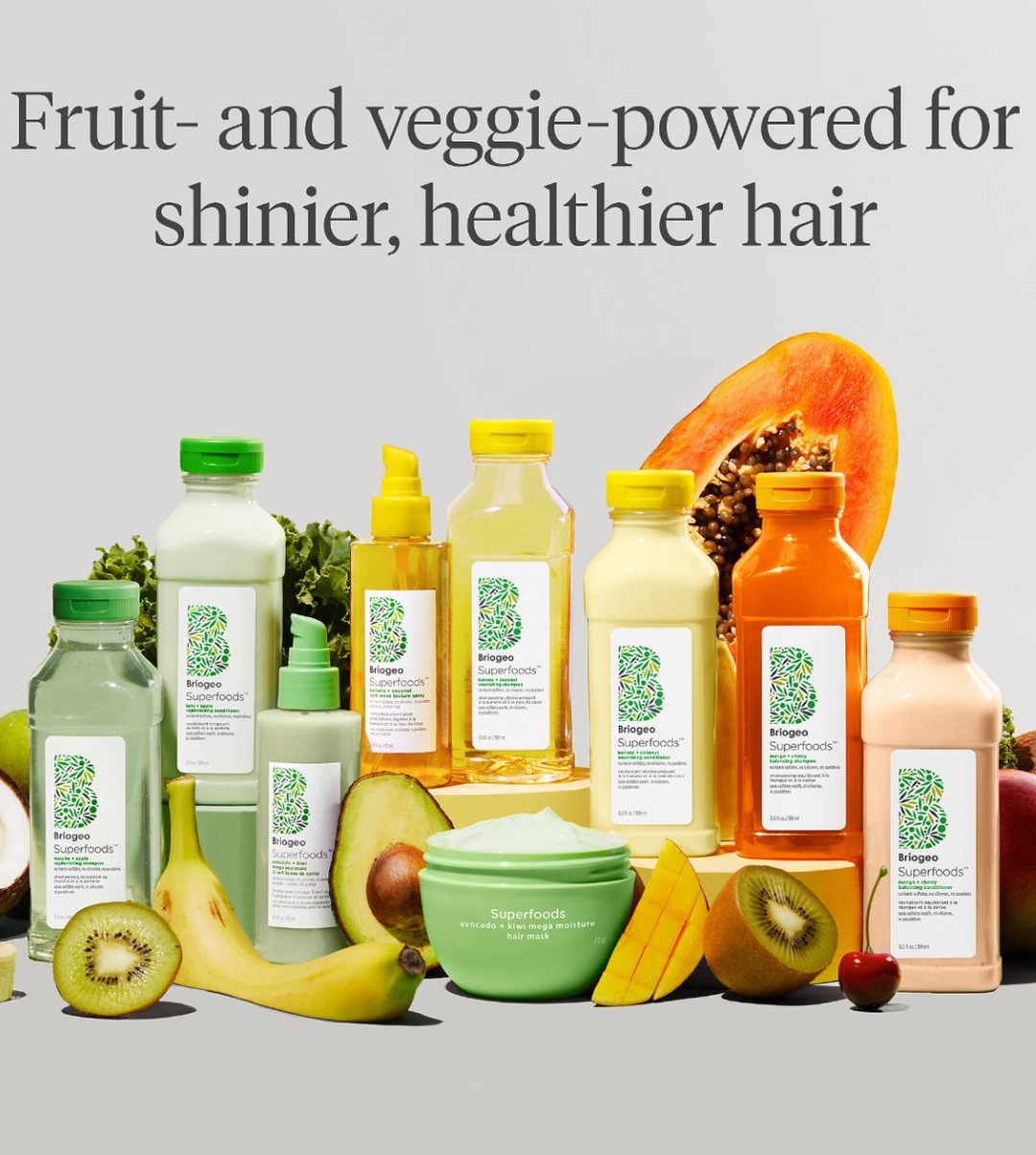 Briogeo Superfoods Matcha + Apple Replenishing Shampoo