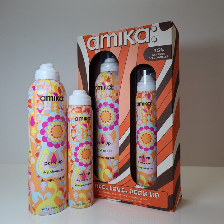 amika Peace, Love, Perk Up Dry Shampoo Set