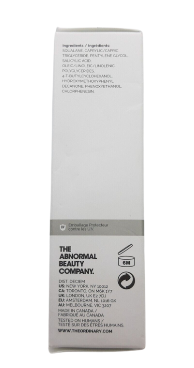 The Ordinary Salicylic Acid 2% Anhydrous Solution Pore Clearing Serum