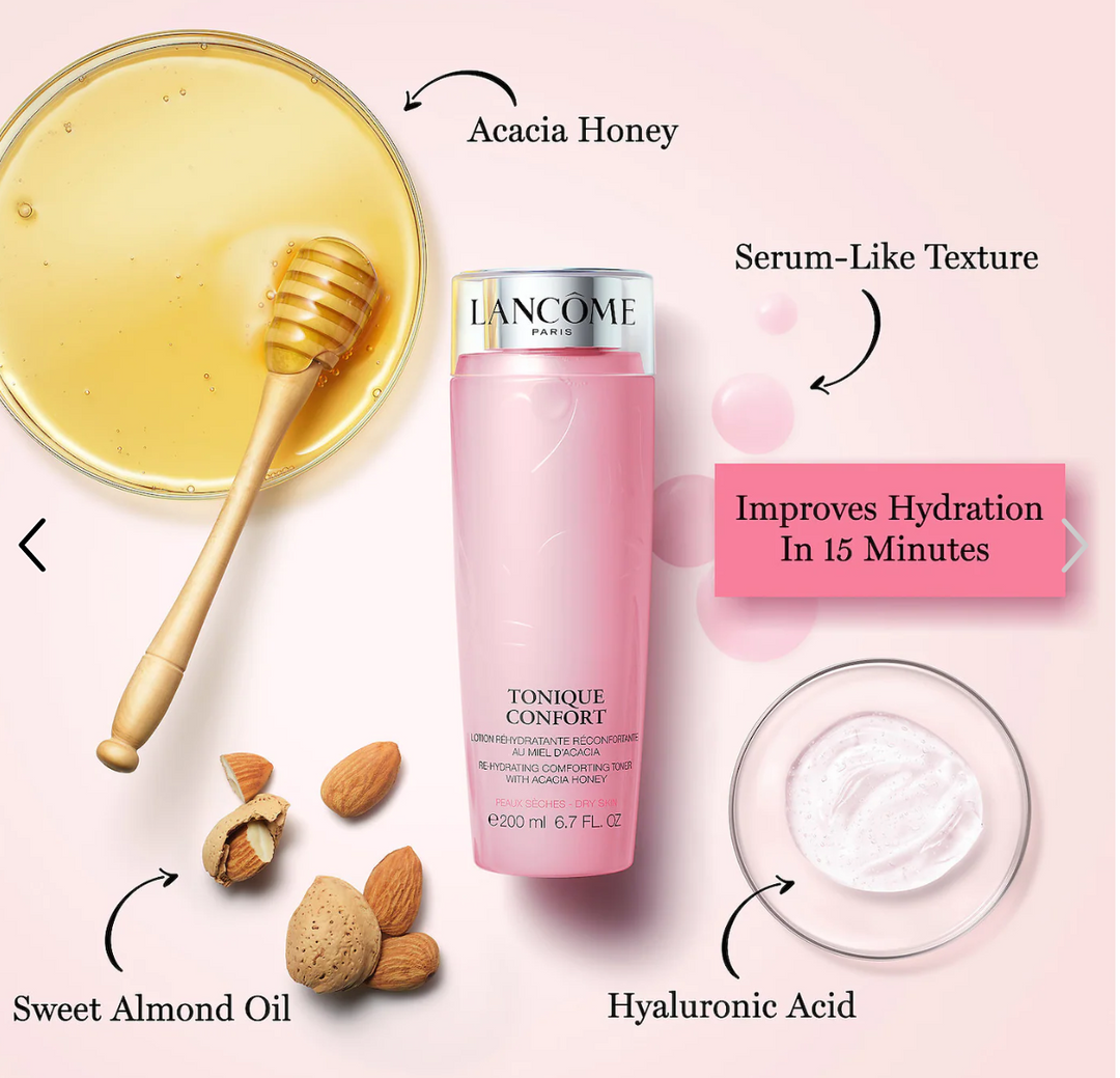 Lancome Tonique Confort Re-Hydrating Comforting Toner with Acacia Honey MSRP $35