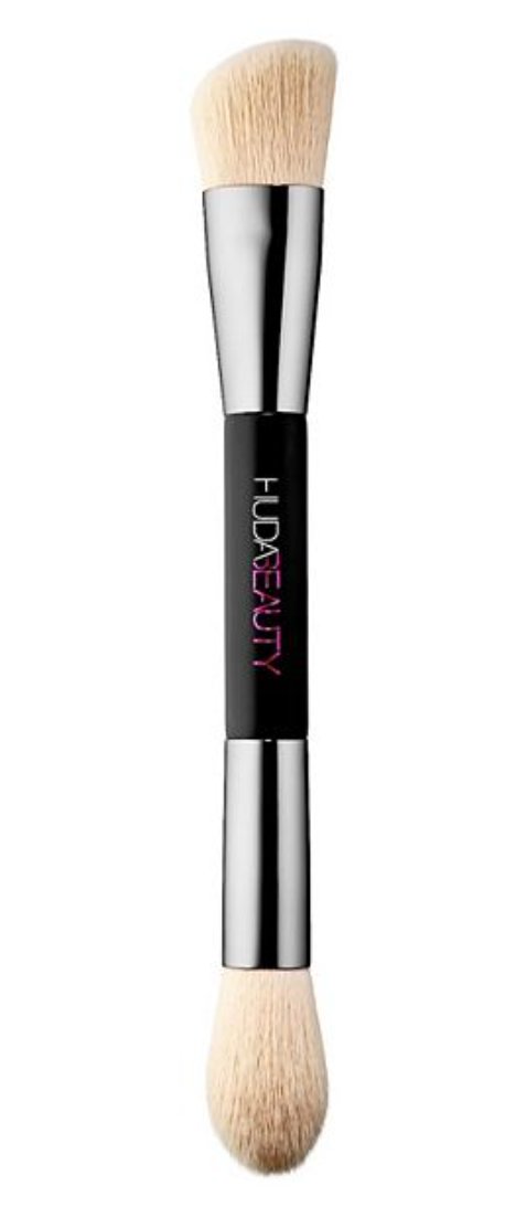 HUDA BEAUTY Bake & Blend Dual-Ended Setting Complexion Brush