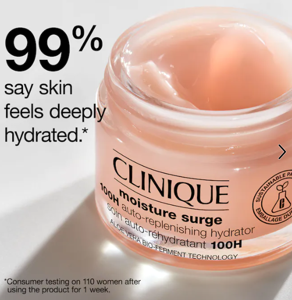 CLINIQUE Moisture Surge 100H Auto-Replenishing Hydrator Moisturizer (0.5oz) $16