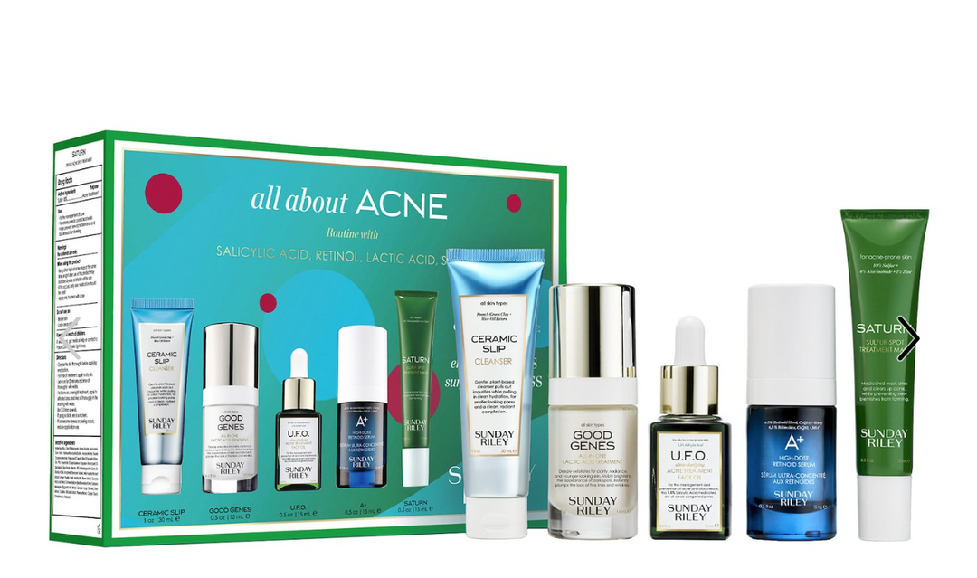 Sunday Riley All About Acne Breakout + Blackhead Set (EXP 4/22)