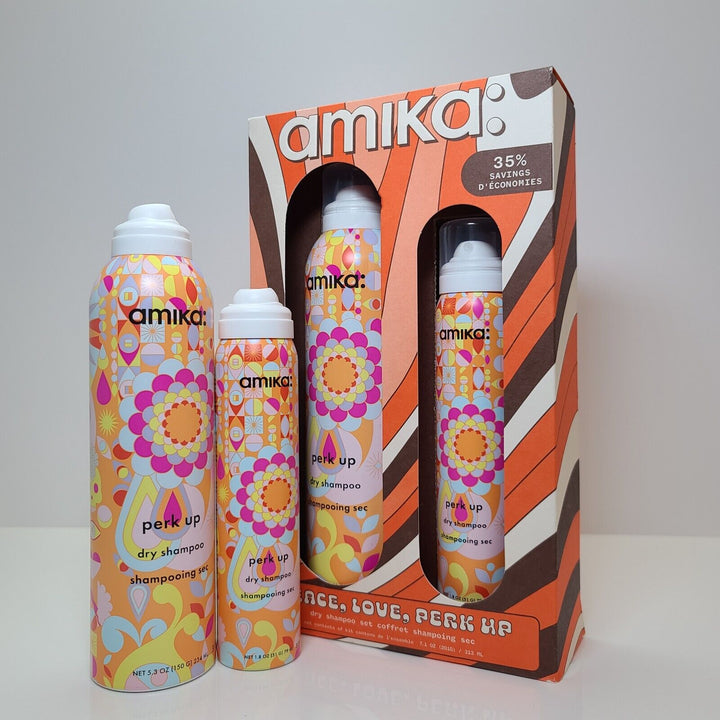 amika Peace, Love, Perk Up Dry Shampoo Set