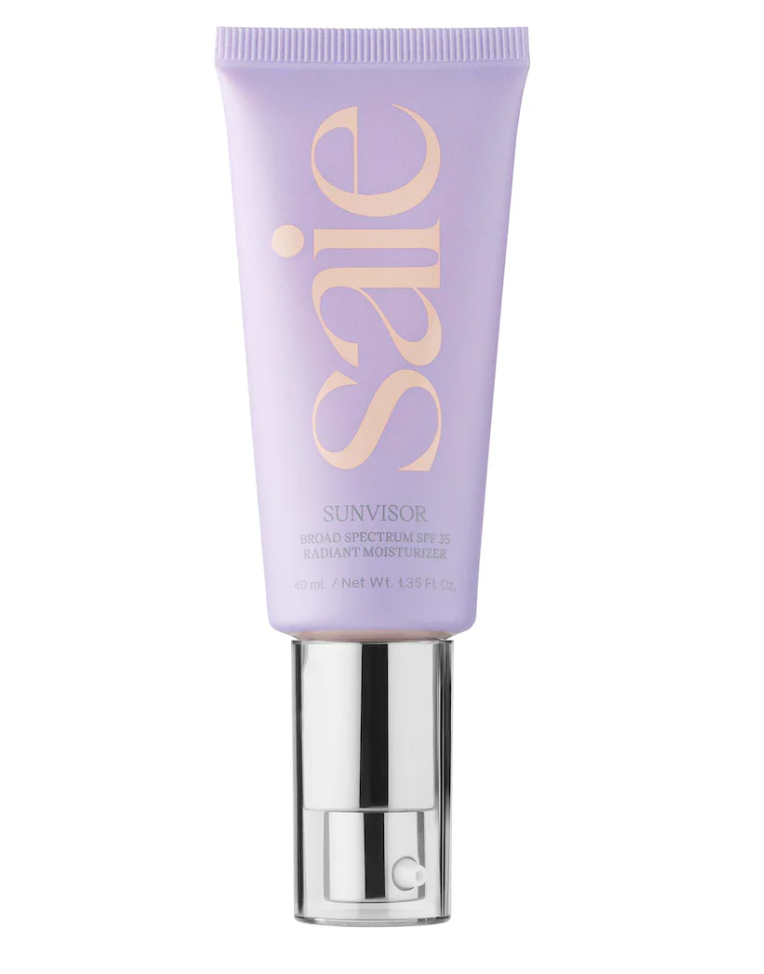 Saie Sunvisor Radiant Moisturizing Face Sunscreen SPF 35 (EXP 8/23)